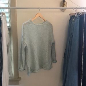 Mint green madewell sweater